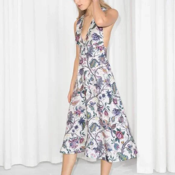 NWT House of Hackney x & Other Stories Linen Floral Damas Print Midi Dress NWT House of Hackney x & Other Stories Linen Floral Damas Print Midi Dress